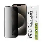 Techsuit - 111D Privacy Full Glue - iPhone 15 Pro Max - Black - Image 2