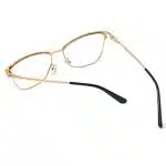 Techsuit - Γυαλιά Anti-Blue Light Reflex Metal (F95679-C5) - Πεταλούδα - Λαμπερό Μαύρο One Size - Image 4