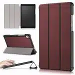 Techsuit - FoldPro - Lenovo Tab M8 HD (8705F/X / TB-8505X) / Tab M8 3rd Gen - Red - Image 3