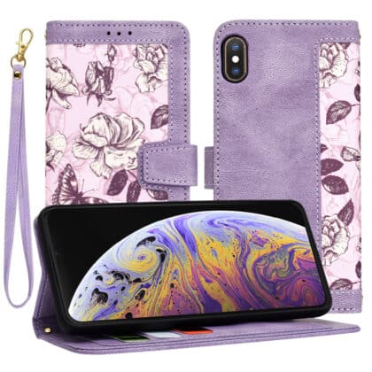 Techsuit FlipCraft - Apple iPhone XS Max - Μωβ