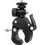 Techsuit - Mount for Handlebar (CAL07) - for GoPro Action Camera, with 1/4" Screw Compatibility - Black - Image 2