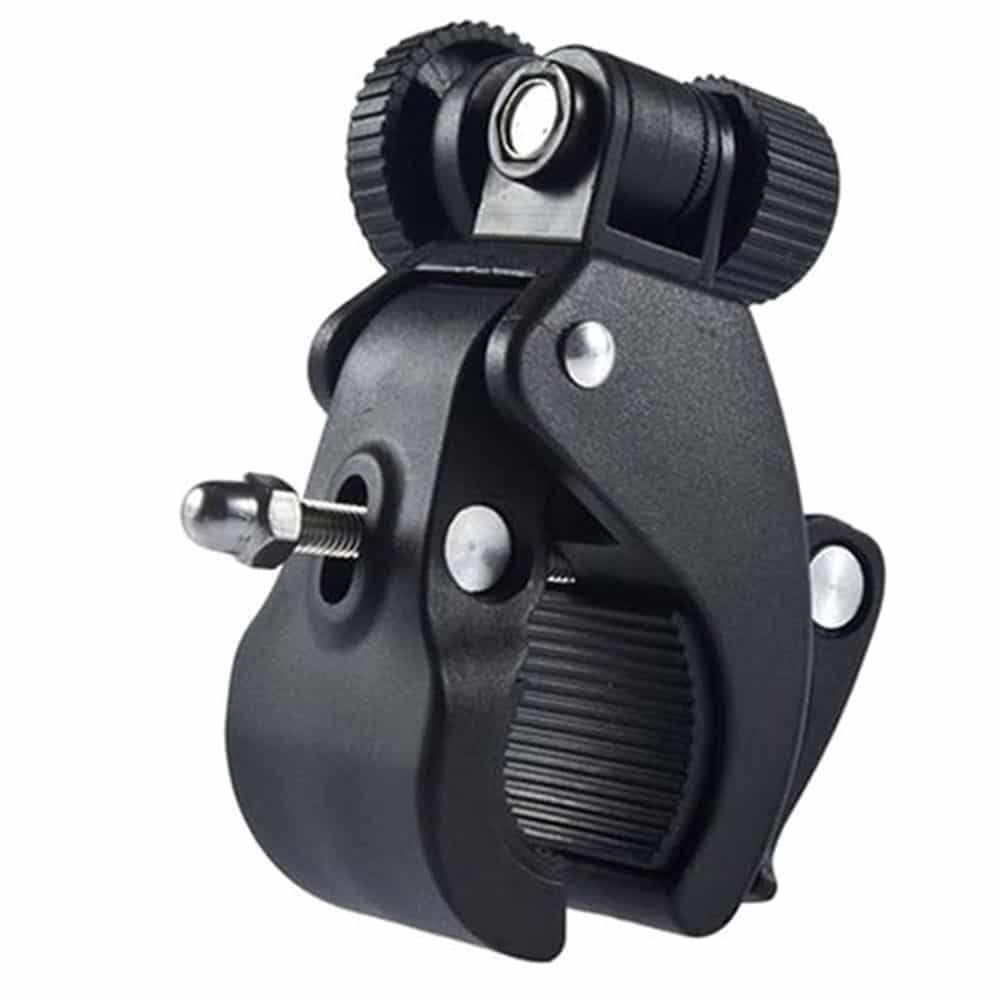 Techsuit - Mount for Handlebar (CAL07) - for GoPro Action Camera, with 1/4" Screw Compatibility - Black - Image 3