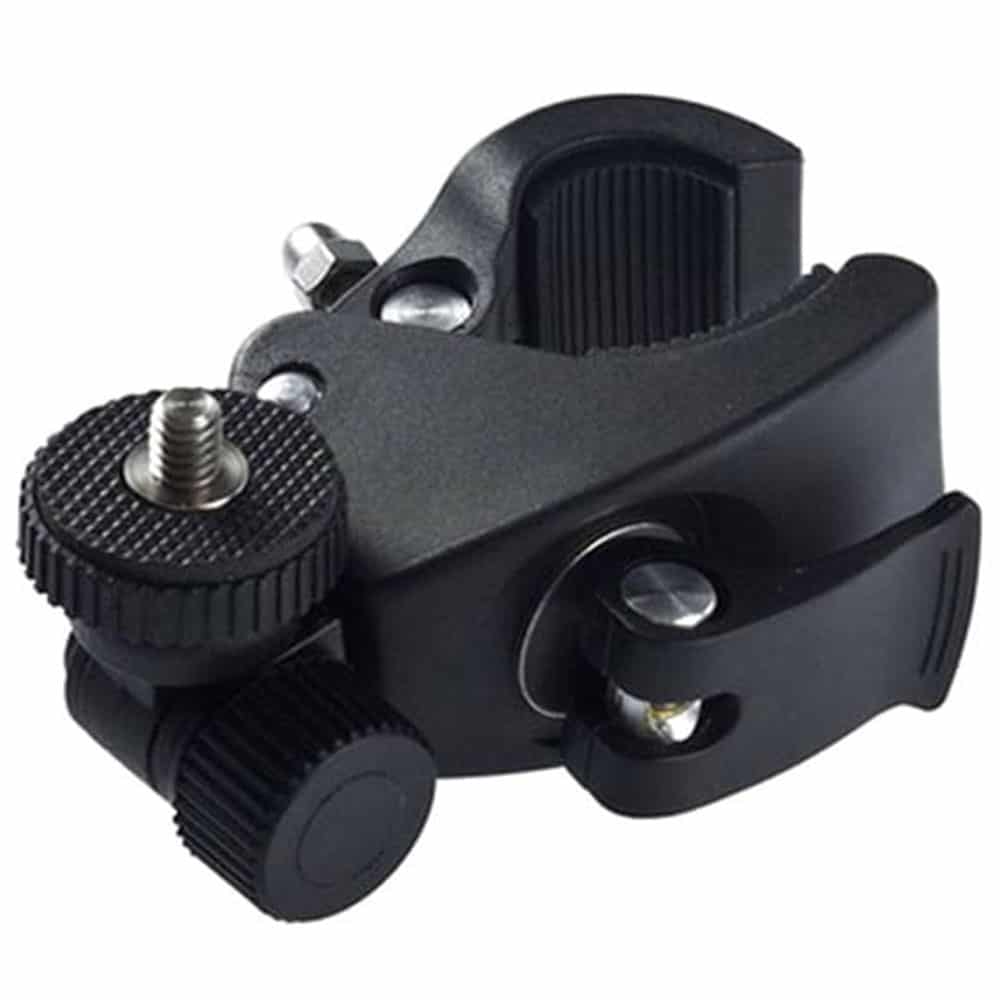 Techsuit - Mount for Handlebar (CAL07) - for GoPro Action Camera, with 1/4" Screw Compatibility - Black - Image 5