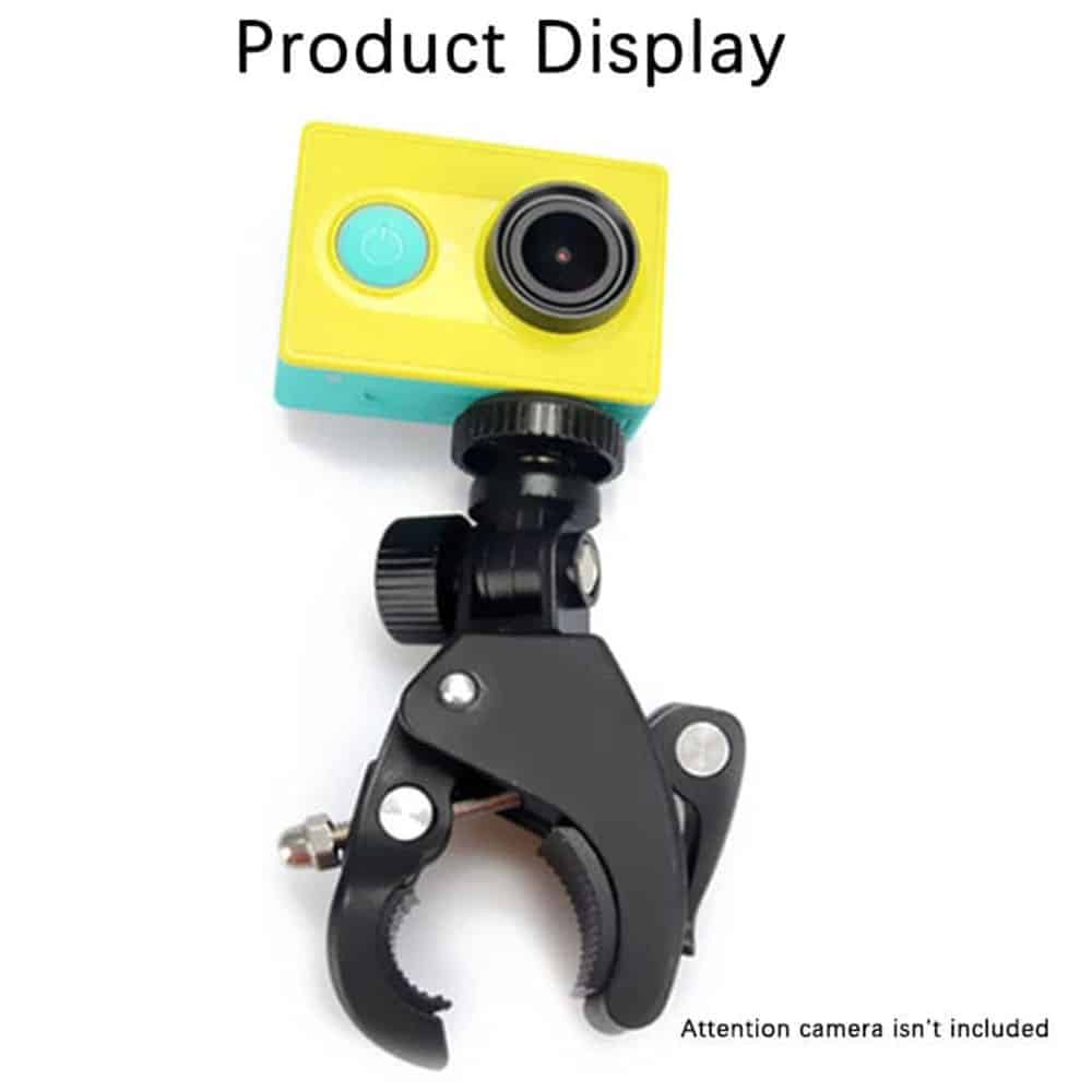 Techsuit - Mount for Handlebar (CAL07) - for GoPro Action Camera, with 1/4" Screw Compatibility - Black - Image 7