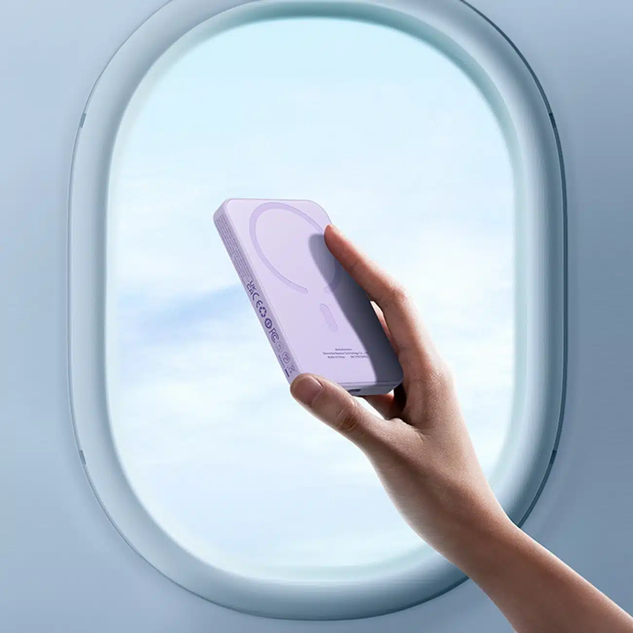 Baseus mini power bank 5000mAh 20W + καλώδιο USB-C (20V/3A) - μωβ - Image 11