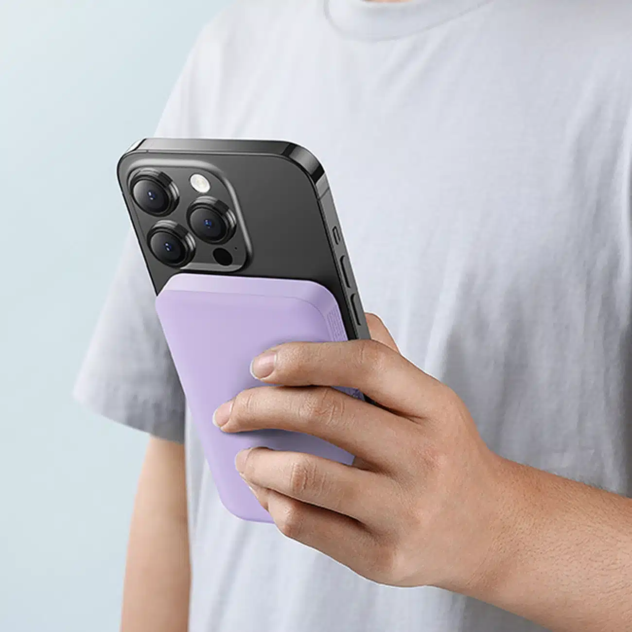 Baseus mini power bank 5000mAh 20W + καλώδιο USB-C (20V/3A) - μωβ - Image 16