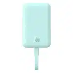 Baseus Magnetic Mini MagSafe 10000mAh 30W powerbank με ενσωματωμένο καλώδιο USB-C - μπλε + Baseus Simple Series καλώδιο USB-C - USB-C 60W 0.3m - Image 2