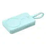 Baseus Magnetic Mini MagSafe 10000mAh 30W powerbank με ενσωματωμένο καλώδιο USB-C - μπλε + Baseus Simple Series καλώδιο USB-C - USB-C 60W 0.3m - Image 4