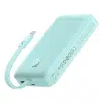 Baseus Magnetic Mini MagSafe 10000mAh 30W powerbank με ενσωματωμένο καλώδιο USB-C - μπλε + Baseus Simple Series καλώδιο USB-C - USB-C 60W 0.3m - Image 8