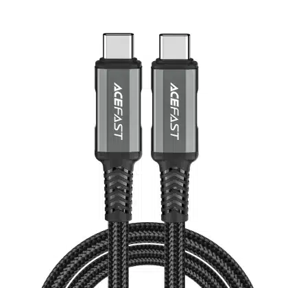 Acefast C1-09 Καλώδιο USB-C / USB-C USB4 PD3.1 5A 1m - γκρι-μαύρο