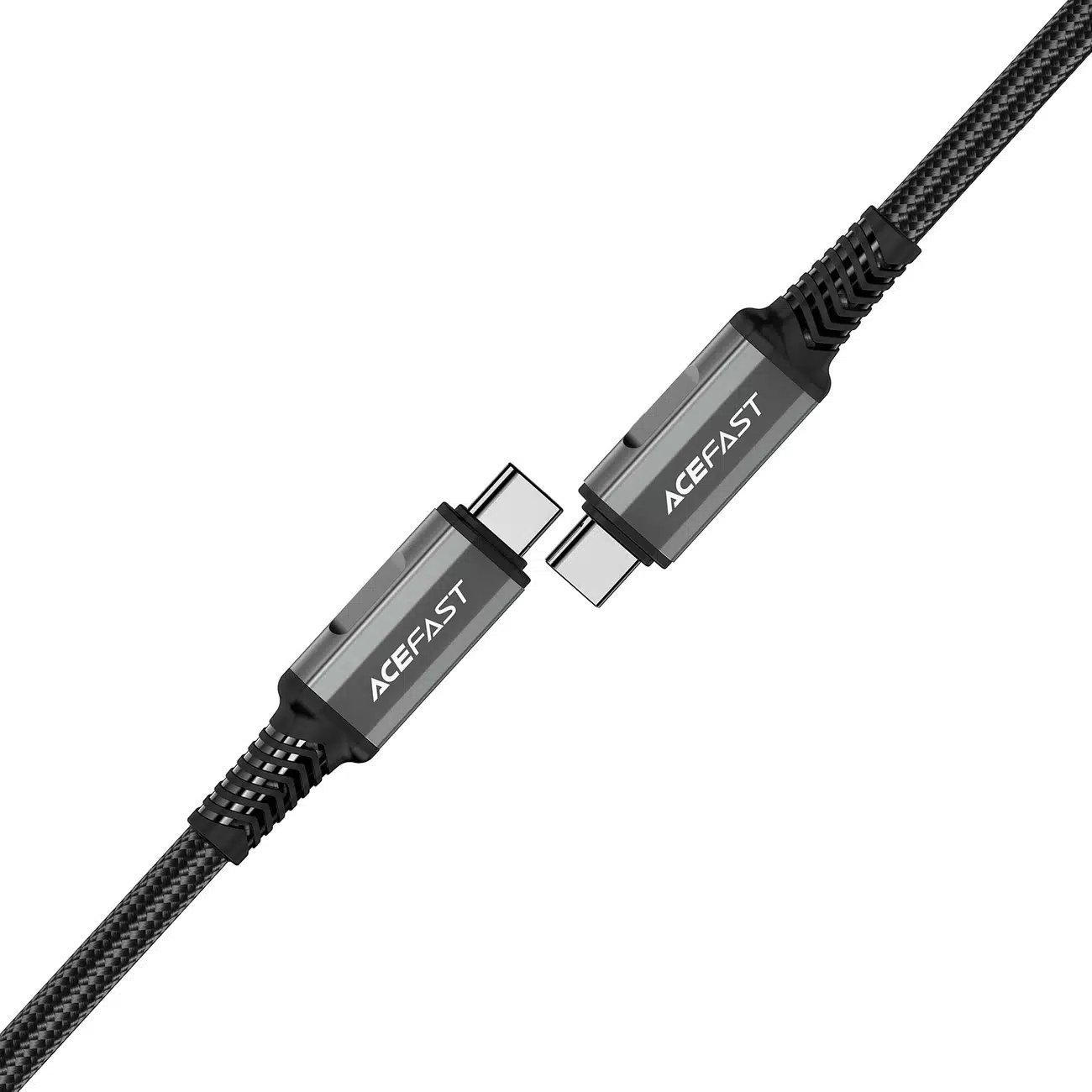 Acefast C1-09 Καλώδιο USB-C / USB-C USB4 PD3.1 5A 1m - γκρι-μαύρο - Image 2