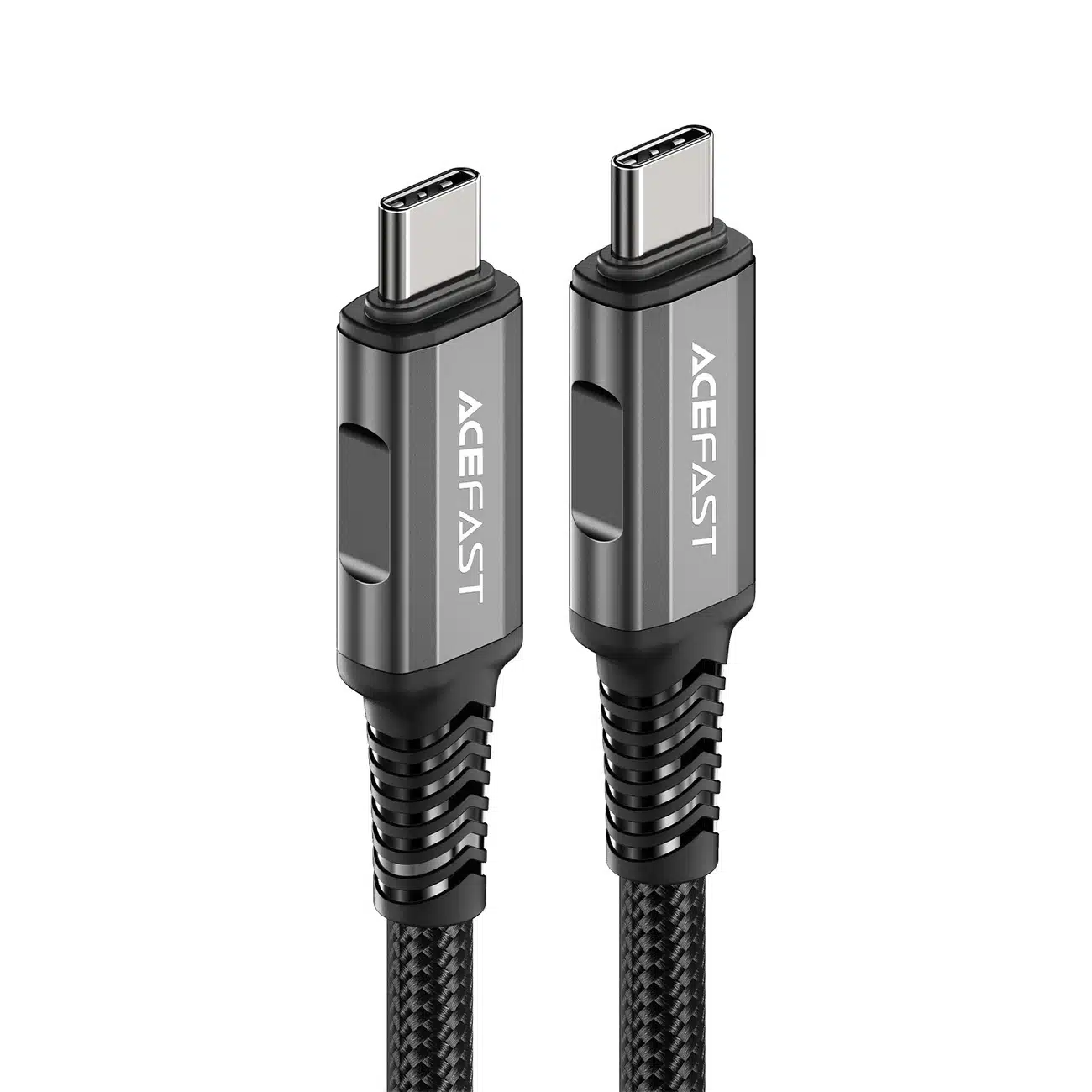 Acefast C1-09 Καλώδιο USB-C / USB-C USB4 PD3.1 5A 1m - γκρι-μαύρο - Image 3
