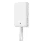 Baseus Magnetic Mini MagSafe 10000mAh 20W powerbank με ενσωματωμένο καλώδιο Lightning - λευκό - Image 4