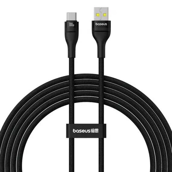 Baseus Flash 2 καλώδιο USB-A / USB-C 100W 2 m - μαύρο