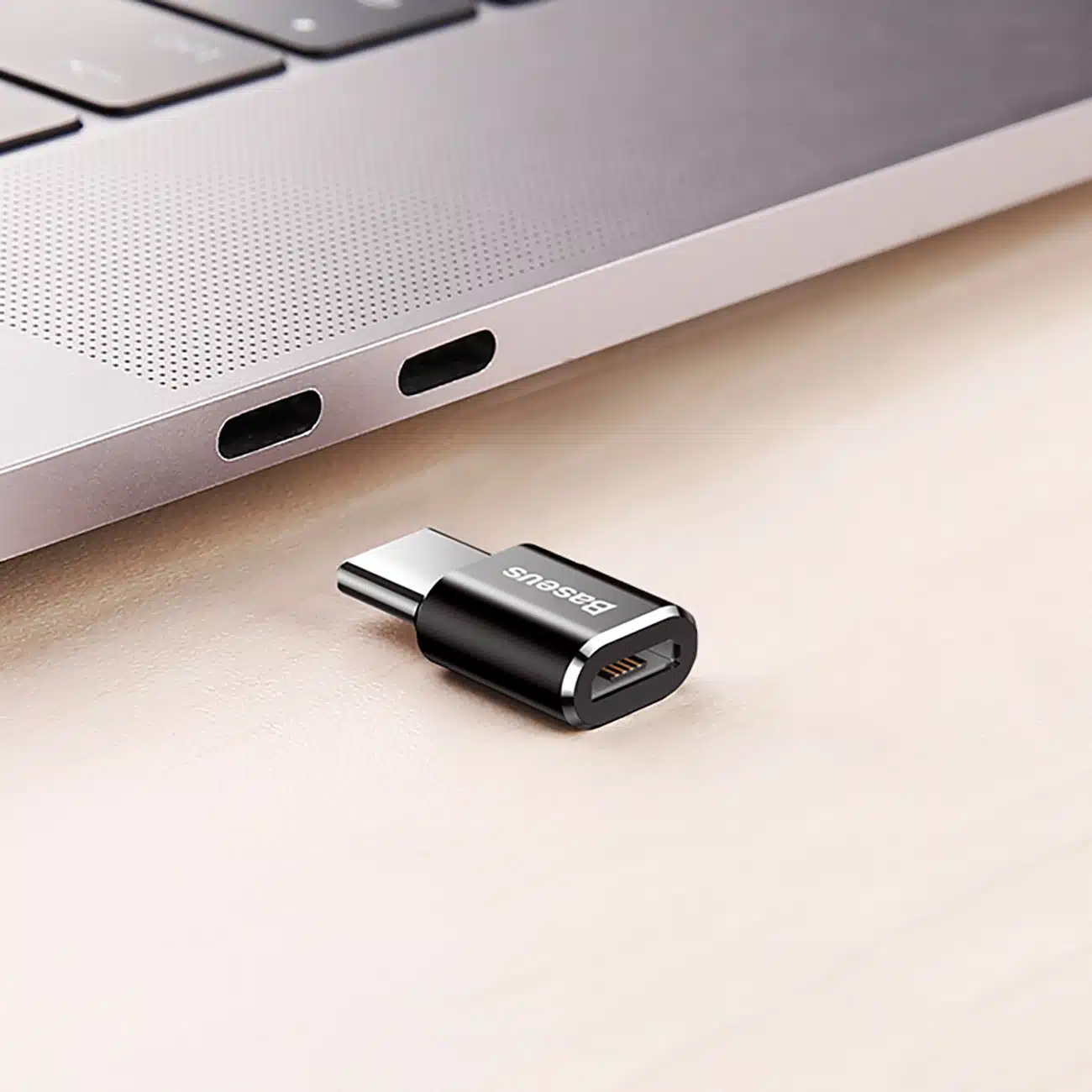 Baseus Mini Micro USB σε USB-C αντάπτορας - μαύρος - Image 10