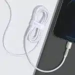 Baseus Cafule Series Metal Data USB-C / Lightning 20W PD καλώδιο 1 m - λευκό - Image 10