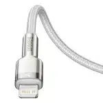 Baseus Cafule Series Metal Data USB-C / Lightning 20W PD καλώδιο 1 m - λευκό - Image 6
