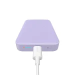 Baseus Magnetic Mini Induction Powerbank 10000mAh 20W - μωβ + καλώδιο USB-C - USB-C - Image 4