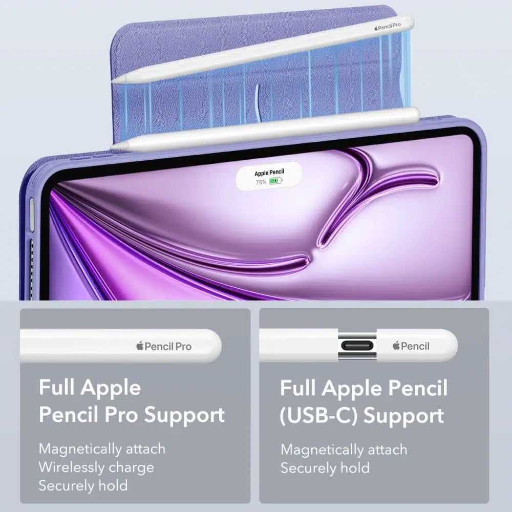 ESR Rebound Hybrid θήκη για iPad Air 13'' 2024 - μωβ - Image 4