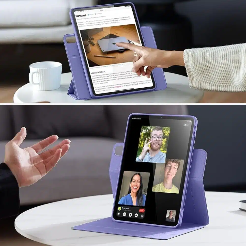 ESR Rebound Hybrid θήκη για iPad Air 13'' 2024 - μωβ - Image 5