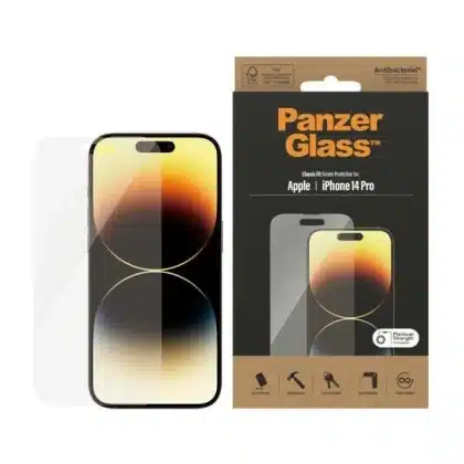 PanzerGlass Classic Fit αντιβακτηριδιακό γυαλί για iPhone 14 Pro