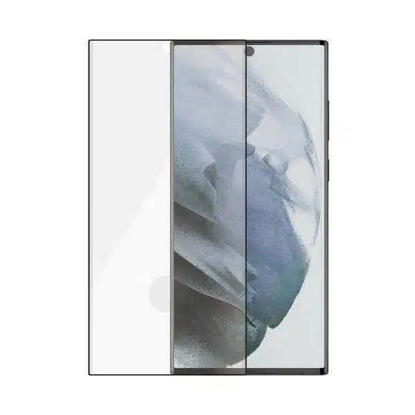 PanzerGlass Αντιβακτηριδιακό γυαλί E2E Microfracture για Samsung Galaxy S22 Ultra - με μαύρο πλαίσιο - Image 2