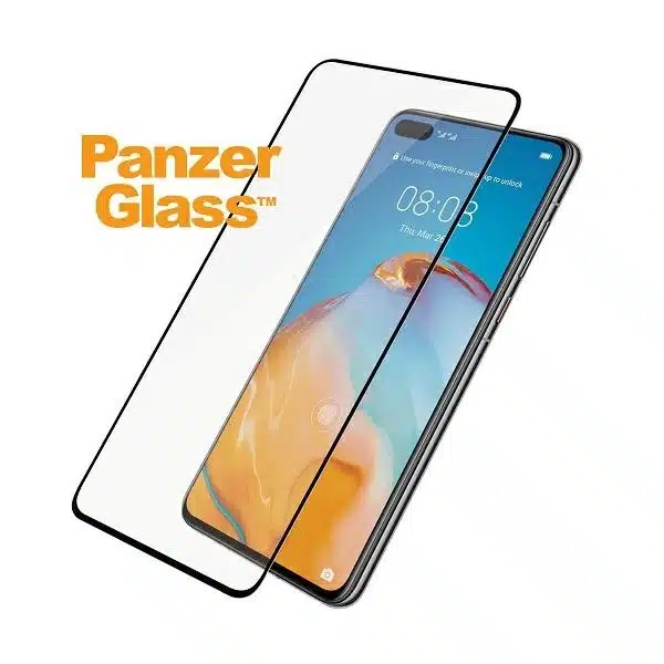 PanzerGlass E2E Super+ προστατευτικό γυαλί για Huawei P40 - με μαύρο πλαίσιο - Image 2