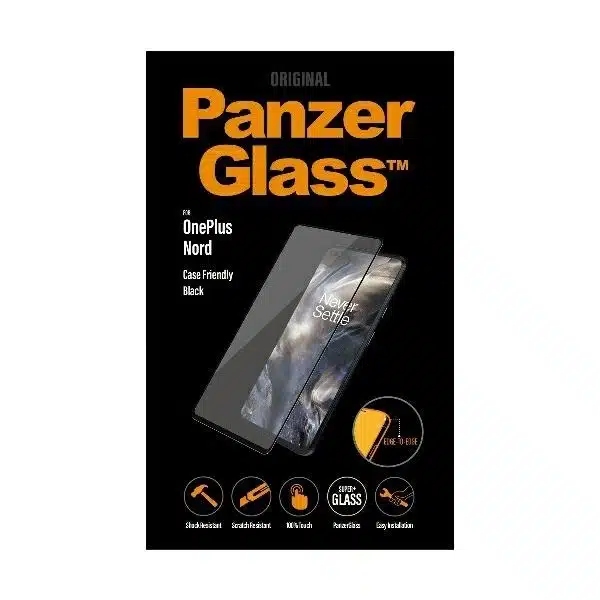 PanzerGlass E2E Super+ προστατευτικό γυαλί για OnePlus Nord - με μαύρο πλαίσιο - Image 3