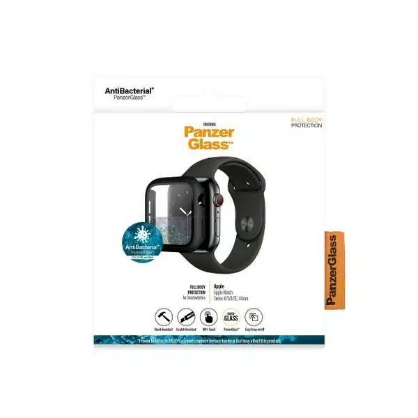 PanzerGlass Θήκη Full Body για Apple Watch 4/5/6/SE 44mm - Μαύρο - Image 4