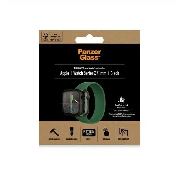 PanzerGlass Θήκη Full Body για Apple Watch 7 41mm - Μαύρο - Image 5