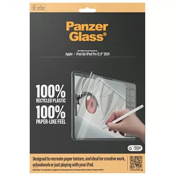 Αντιβακτηριδιακή μεμβράνη PanzerGlass GraphicPaper με φίλτρο αντανάκλασης για iPad Air 12.9" 2024 / iPad Pro 12.9" 2024 - Image 4