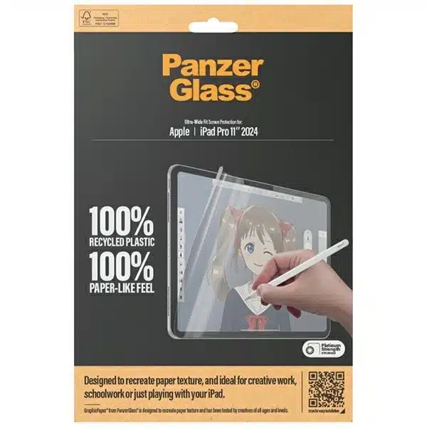 PanzerGlass GraphicPaper αντιβακτηριδιακή μεμβράνη με φίλτρο αντανάκλασης για iPad Pro 11" 2024 - Image 4