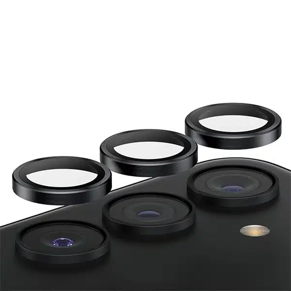PanzerGlass Hoops Προστασία Κάμερας για Samsung Galaxy S24 / S23 / S23+ - με μαύρο πλαίσιο - Image 2