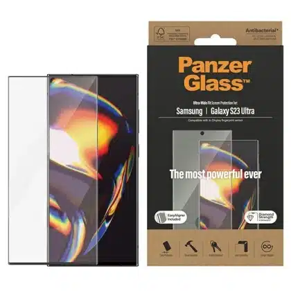 PanzerGlass Ultra-Wide Fit Προστατευτικό Γυαλί με Εφαρμογέα για Samsung Galaxy S23 Ultra