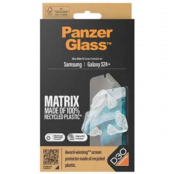 PanzerGlass Ultra-Wide Fit προστατευτικό γυαλί με D3O® με εφαρμογέα για Samsung Galaxy S24+ - Image 4