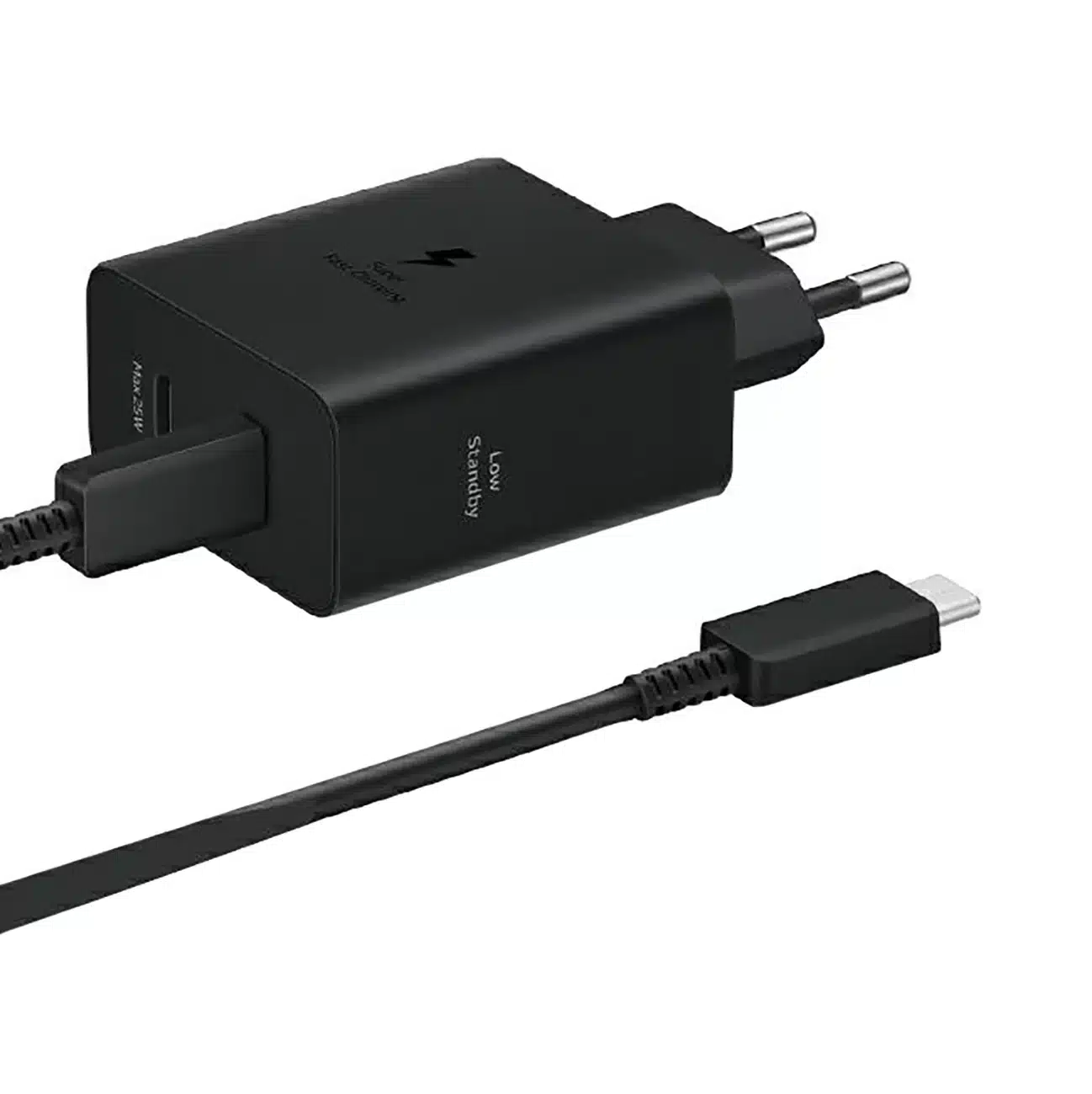 Samsung Διπλός Φορτιστής Δικτύου Power Adapter Duo EP-T5020XBEGEU 2x USB-C 50W - μαύρος - Image 4