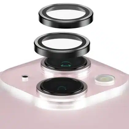 PanzerGlass Hoops Προστασία Κάμερας για iPhone 15/15 Plus - με Μαύρο Πλαίσιο