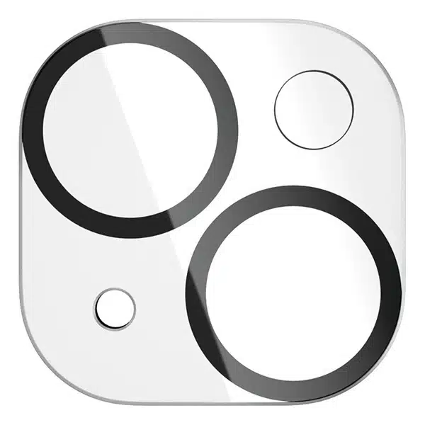 PanzerGlass Picture Perfect προστασία κάμερας για iPhone 15 / 15 Plus - με μαύρο πλαίσιο - Image 2