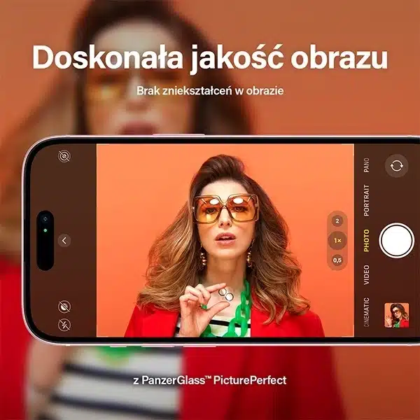 PanzerGlass Picture Perfect προστασία κάμερας για iPhone 15 / 15 Plus - με μαύρο πλαίσιο - Image 5