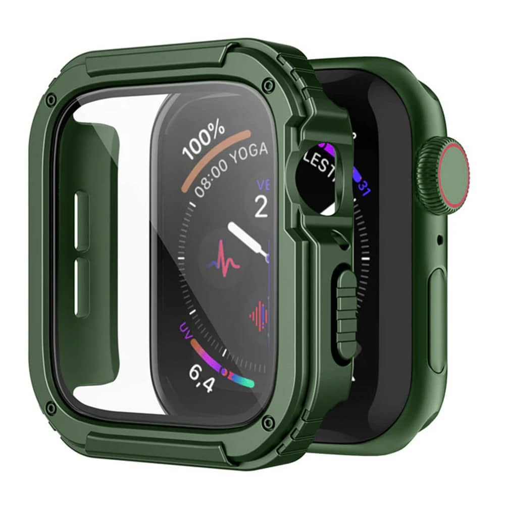 Lito - Θήκη Armor 360 Watch + Προστατευτικό Οθόνης - Apple Watch 1 / 2 / 3 (38mm) - Πράσινο - Image 2