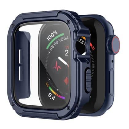 Lito - Θήκη Armor 360 Watch + Προστατευτικό Οθόνης - Apple Watch 1 / 2 / 3 (38mm) - Μπλε