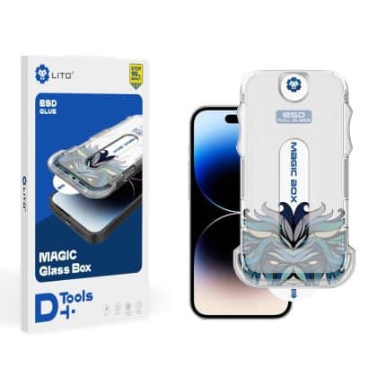 Lito - Μαγικό Κουτί Γυαλιού D+ Tools - iPhone 12 / 12 Pro - Διάφανο