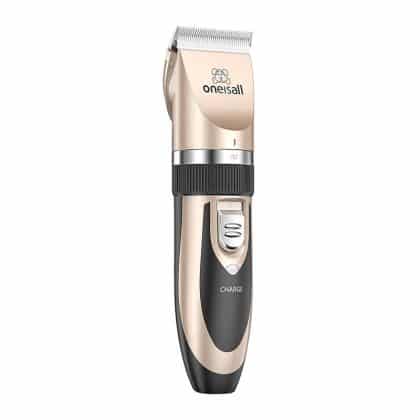 Oneisall Μηχανή Κούρεμα/Trimmer Κατοικίδιων P2 (Ροζ Χρυσό/Μαύρο)