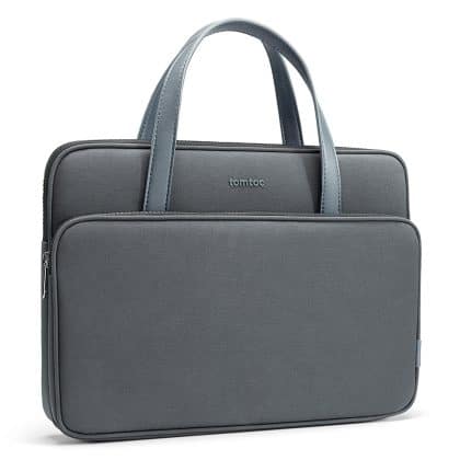 Tomtoc - Τσάντα Χειρός για Laptop (A11D3G1) - με 4 Θήκες και Corner Armor, 14″ - Γκρι