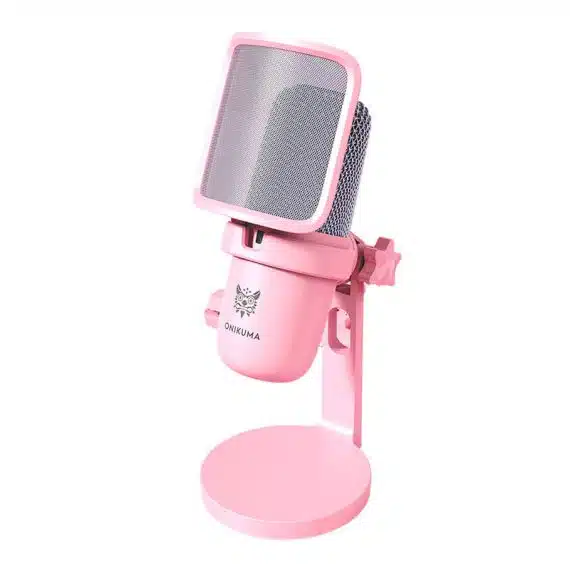ONIKUMA M630 USB Μικρόφωνο Gaming Ροζ