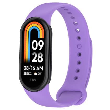 Techsuit - Watchband (W014) - Xiaomi Mi Band 8 / 8 NFC / 9 / 9 NFC - Light Purple
