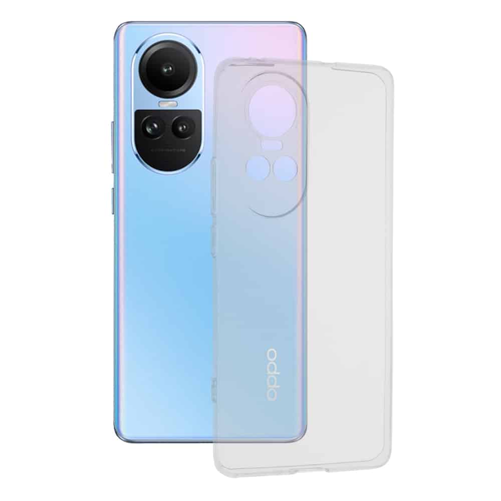 Techsuit Clear Silicone - Oppo Reno10 / Pro - Διάφανο - Image 2