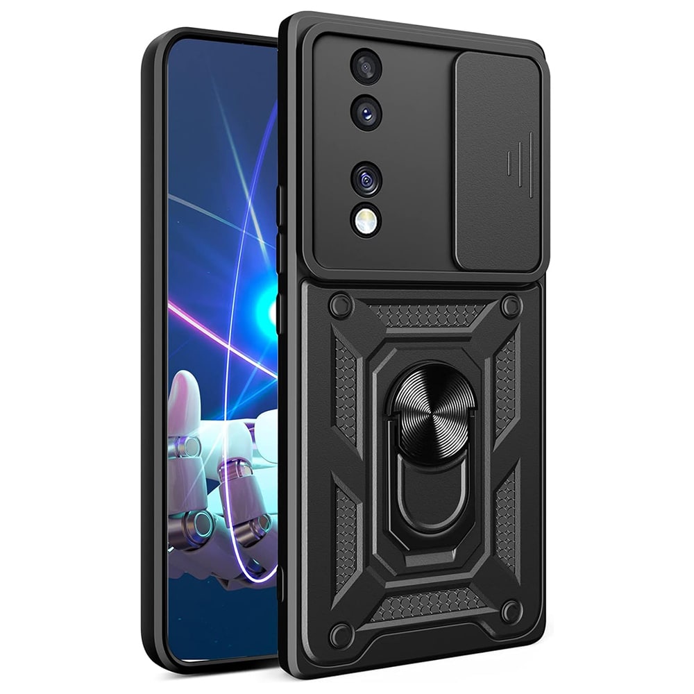 Techsuit CamShield Series - θήκη για Honor 70 - Μαύρο - Image 3