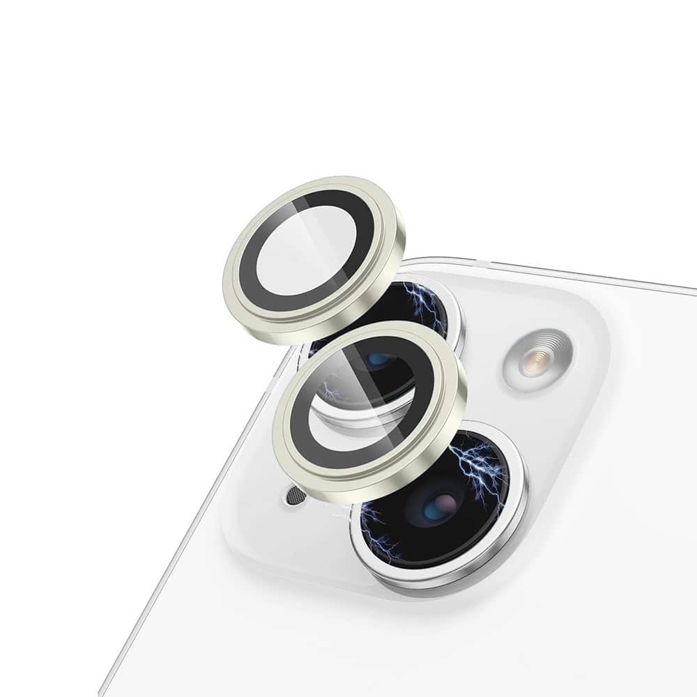 Lito - Προστατευτικό Γυαλί Κάμερας S+ - iPhone 15 / 15 Plus - Κίτρινο - Image 2