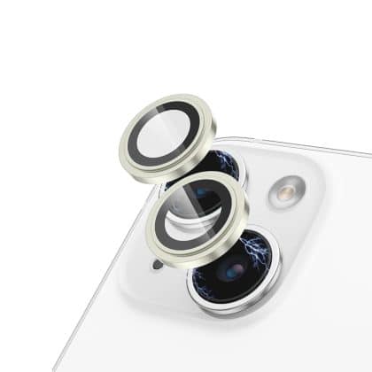 Lito - Προστατευτικό Γυαλί Κάμερας S+ - iPhone 15 / 15 Plus - Κίτρινο